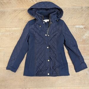 Ellen Tracy Company | Quilted Navy Jacket